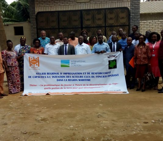Togo: Mise en place de la plateforme région maritime de la SNE-Togo pour booster le processus de la mise en œuvre du code foncier et domaniale.