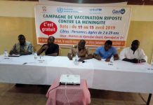 Une campagne de vaccination réactive contre l’épidémie de méningite, se déroulera dans trois districts de Dapaong du 11 au 15 avril prochains.