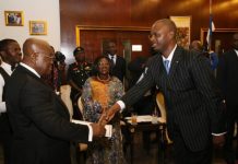 Diplomatie : Le nouvel Ambassadeur du Togo auprès du Ghana a présenté ses lettres de créances à Nana Akufo-Addo