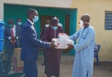 COVID-19 : Le MAPAH et la COFENABVI-AO offrent des kits de protection et de prévention aux acteurs de la filière bétail