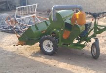 Avec l’appui technique du PPAAO-Togo, l’entreprise GUEMA Concept met au point une mini moissonneuse-batteuse