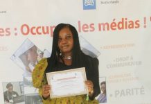Hélène Doubidji du Togo enlève le Grand prix du journalisme sensible au genre au Sénégal