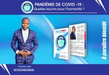 Covid-19 : bientôt un livre d’Amorin Kougnigban pour sortir le monde de l’ornière