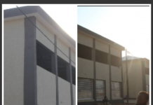 Qui a construit les 2 magasins sur la parcelle de la CCIT située en face du site de la quinzaine commerciale à Agbadahonou ?