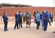 PIA : Mme Tomégah-Dogbé constate l’évolution des travaux sur le site