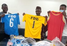 UL/Sport : Roméo AGBOMINA fait don d’équipement sportif à la FDD