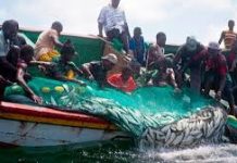 A Nangbéto, le PDAT remplit les filets des pêcheurs