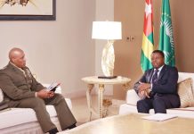 Coopération militaire : visite du Général Michael Langley au Togo