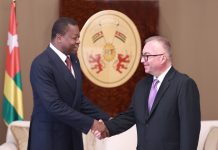 Diplomatie : quatorze nouveaux ambassadeurs accrédités au Togo