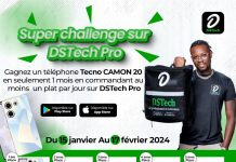 DSTech en Promotion : Un TECNO CAMON 20 à gagner en un mois