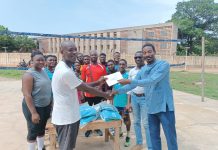 Sport : l’Association TED-Togo assiste AGAZA Volleyball Club de Lomé