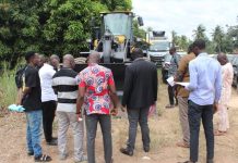 Haho : l’équipe de coordination du Pro’Goov Réceptionne une chargeuse à roues