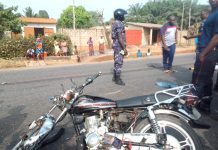 Atakpamé : un mort et un blessé grave dans un accident de circulation