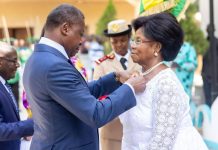 Badagnaki Gnassingbé élevée à la dignité de l’Ordre du Mono