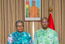 FESPACO 2025 : Yawa Kouigan a échangé avec le Premier ministre burkinabé
