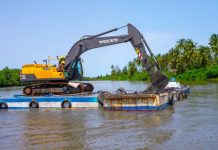 Chenal de Gbaga : les travaux franchissent le cap des 50 % de réalisation