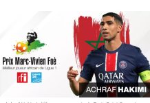 Achraf Hakimi sacré meilleur joueur africain de Ligue 1