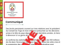 Un faux communiqué attribué à Cina Lawson circule au Togo