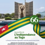 66 ans d’indépendance : l’OOAS adresse ses vives félicitations au peuple togolais
