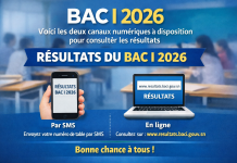 BAC I 2026 : voici les deux canaux numériques à disposition pour consulter les résultats