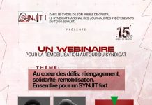 SYNJIT : 15 ans de lutte, un webinaire pour relancer l’unité des journalistes togolais