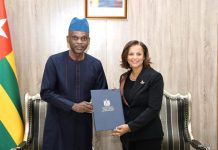 Robert Dussey accueille l’ambassadrice d’Égypte à Lomé