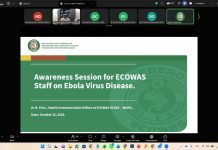 Ebola : l’OOAS sensibilise le personnel de la CEDEAO