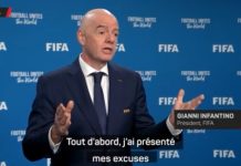 FIFA : Infantino présente ses excuses, la défiance persiste