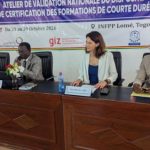 Formations de courte durée : le Togo va certifier les compétences